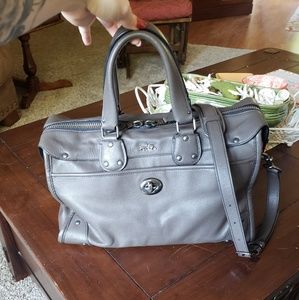 Coach Ryder in mink with nickel hardware